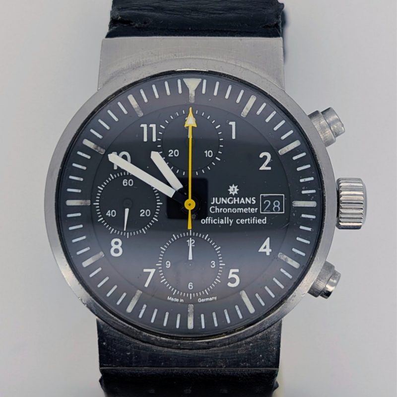 Junghans Tourneur Chronometer Automatik Chronograph Black/Dial - Ø38mm #3016