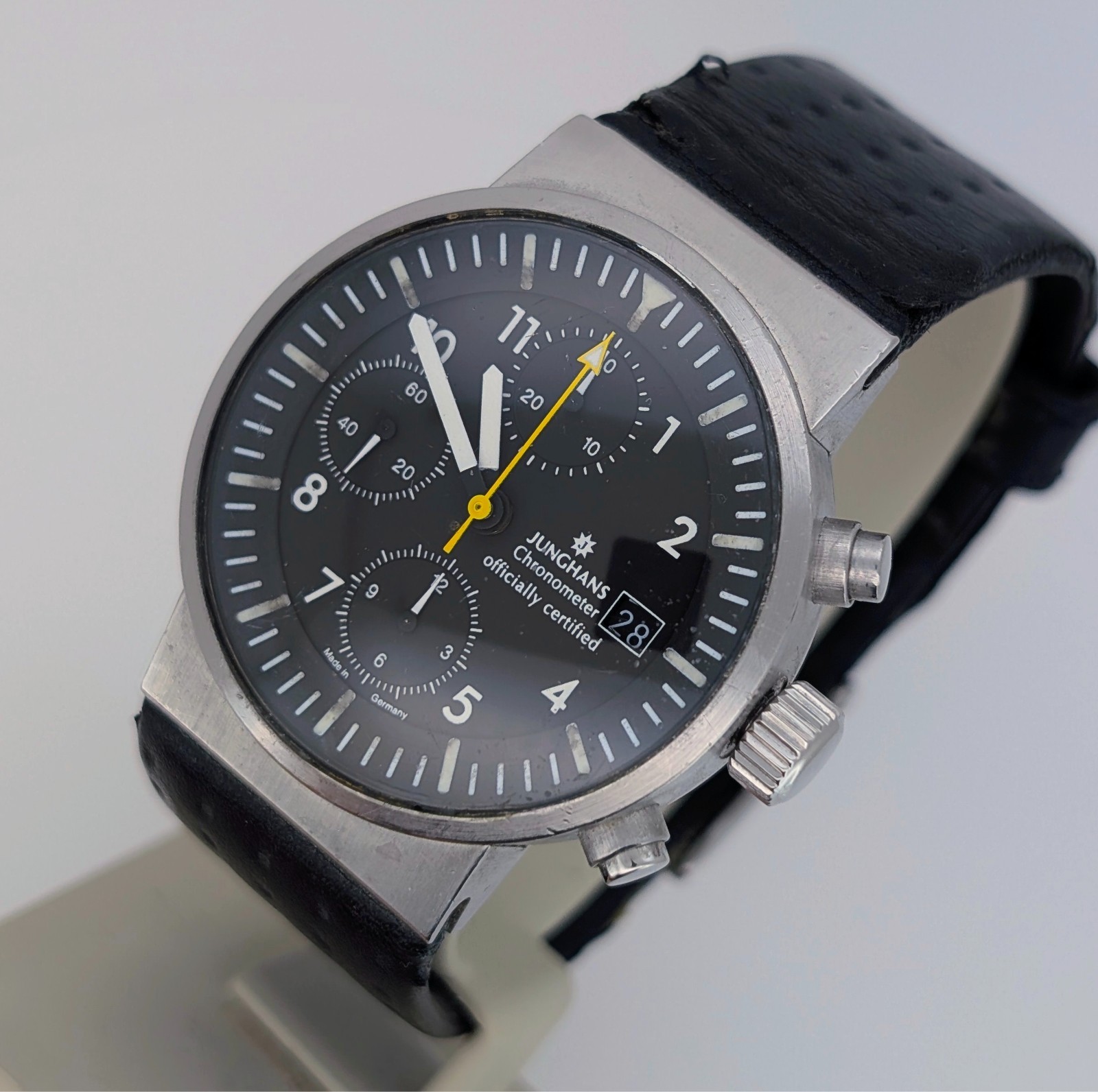 Junghans Tourneur Chronometer Automatik Chronograph Black/Dial - Ø38mm #3016