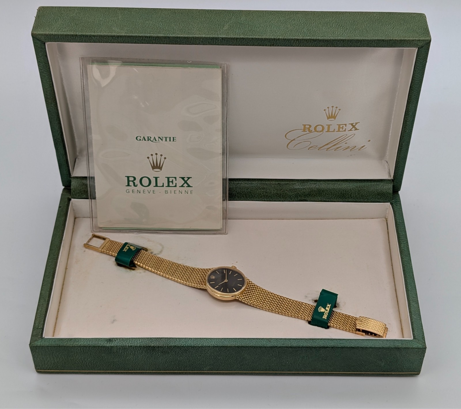 Rolex Vintage Cellini 3983 Damenuhr 18k Gelbgold BJ1978 - Ø23mm Full Set #3017