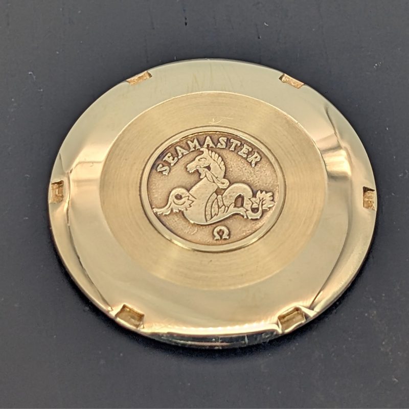 Omega Seamaster 165001 Rückdeckel Gold 585/14K Ø32,20mm #3015
