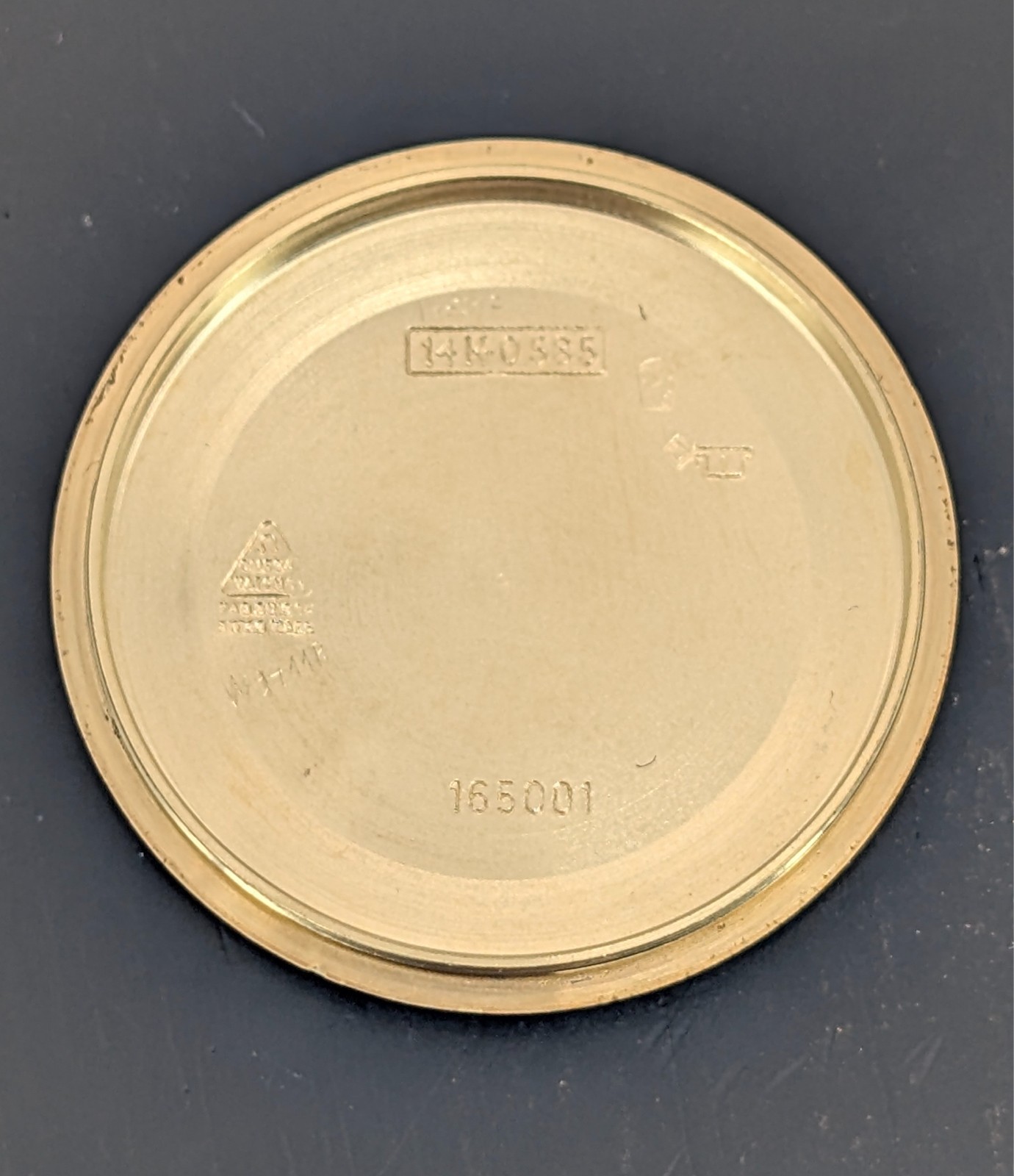 Omega Seamaster 165001 Rückdeckel Gold 585/14K Ø32,20mm #3015