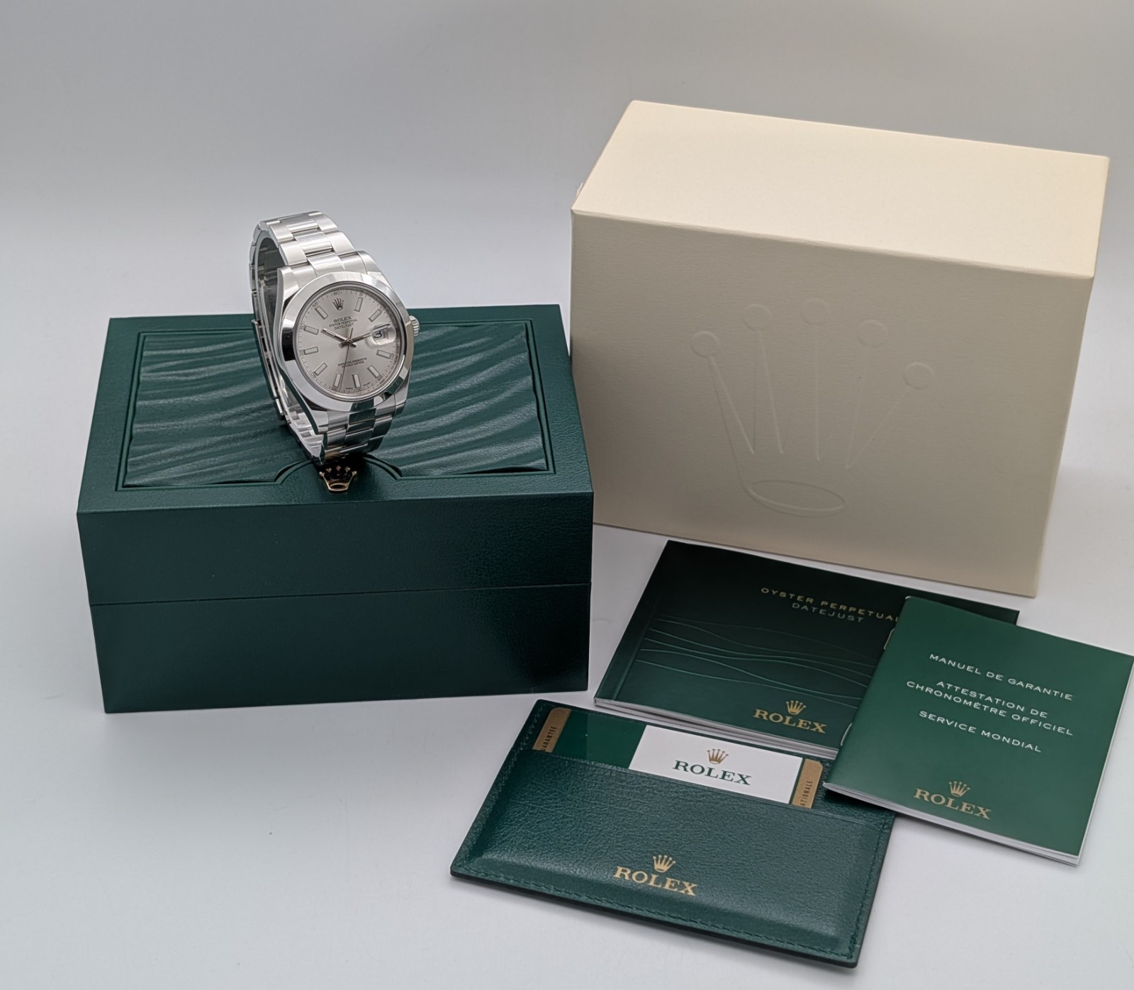 Rolex Datejust II 116300 –Silver/Dial - Ø41mm | 2015 Full Set LC100 #3066