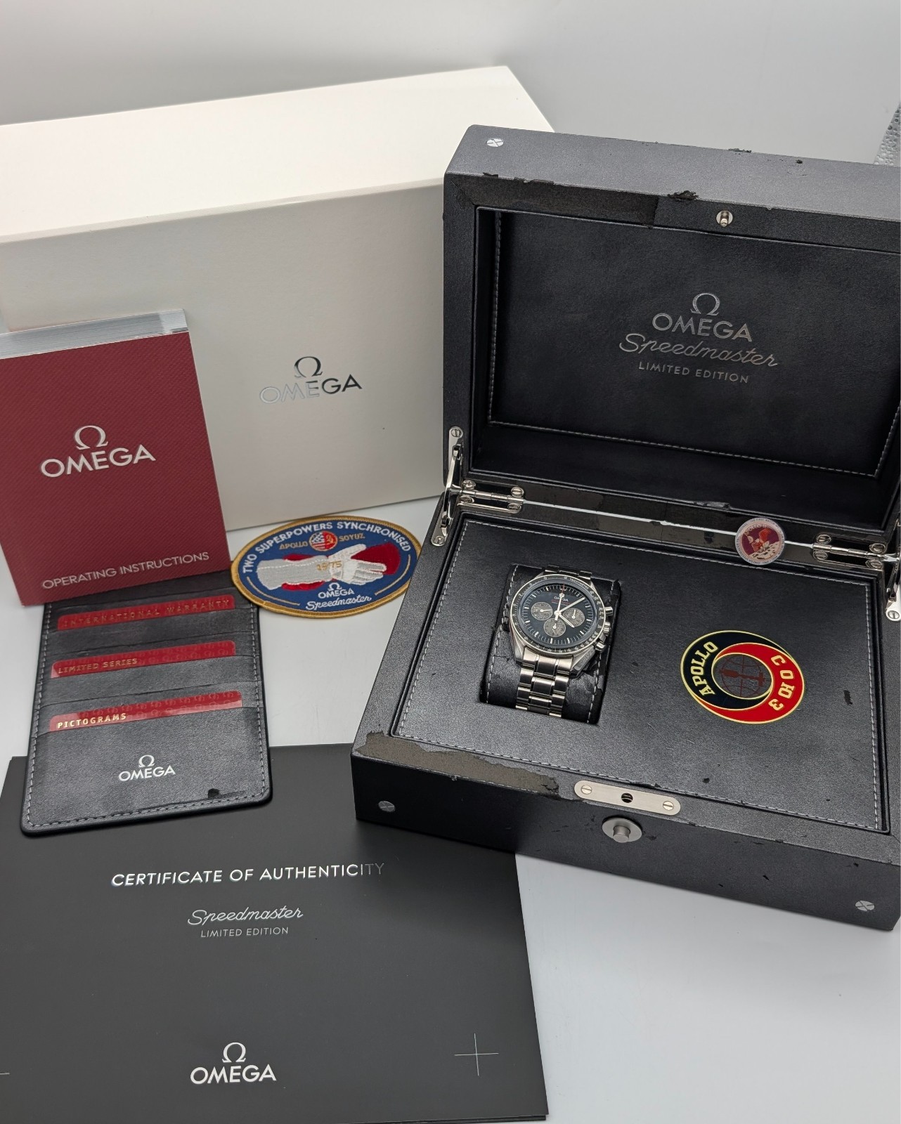 Omega Speedmaster Professional Moonwatch 311.30.42.30.99.001 Fullset Ø42mm #3029