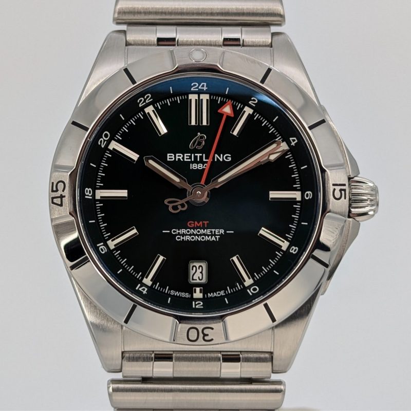 Breitling Chronomat GMT 40mm Ref. A32398 Green/Dial l Full Set Ø42mm #3018