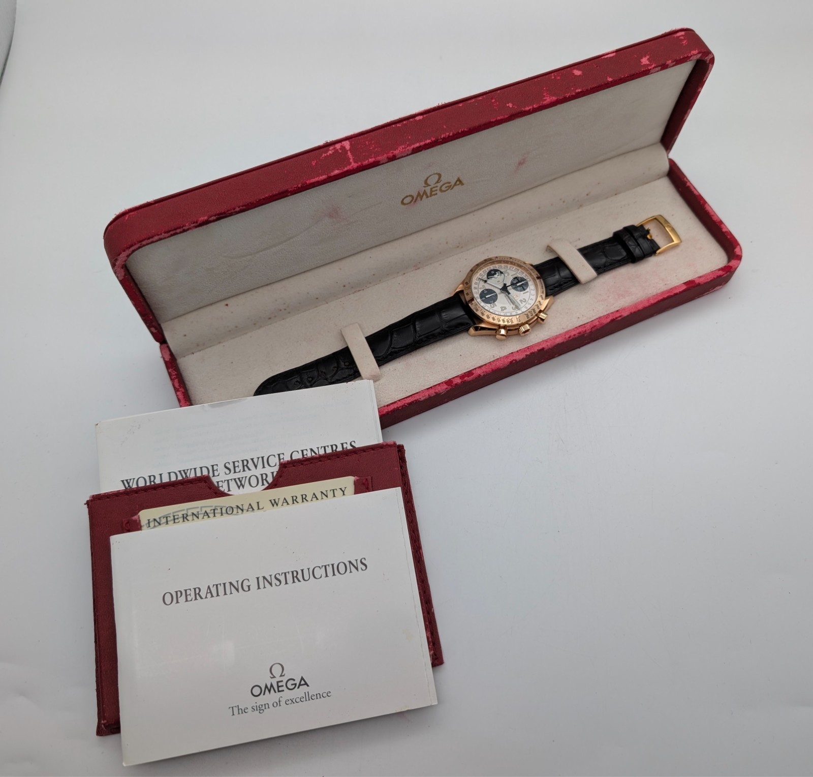 Omega Speedmaster Day Date 36233321 Roségold Full Set Ø39mm #3040