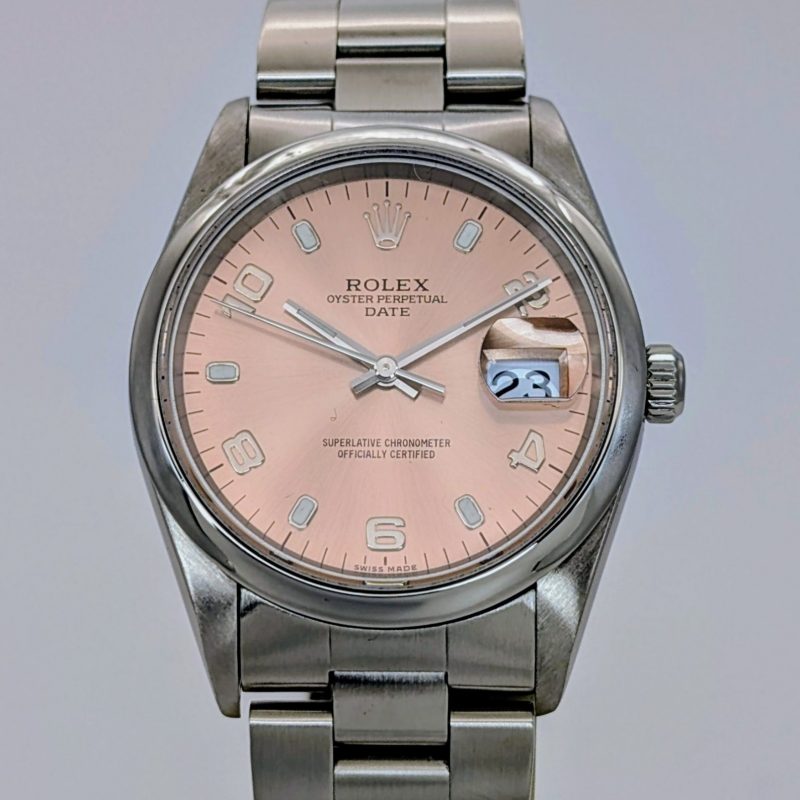 Rolex Date 15200 Pink/Dial - Ø36mm Damenuhr | 2002 Full Set LC888 #3063