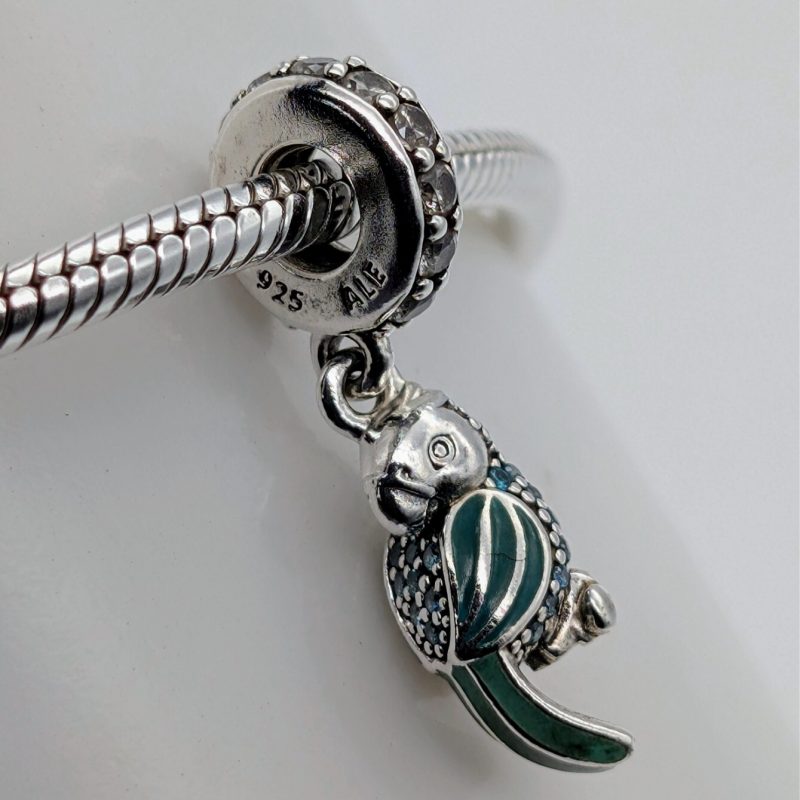 Pandora Papagai Charm Armband 925 ALE für Pandora Armbänder