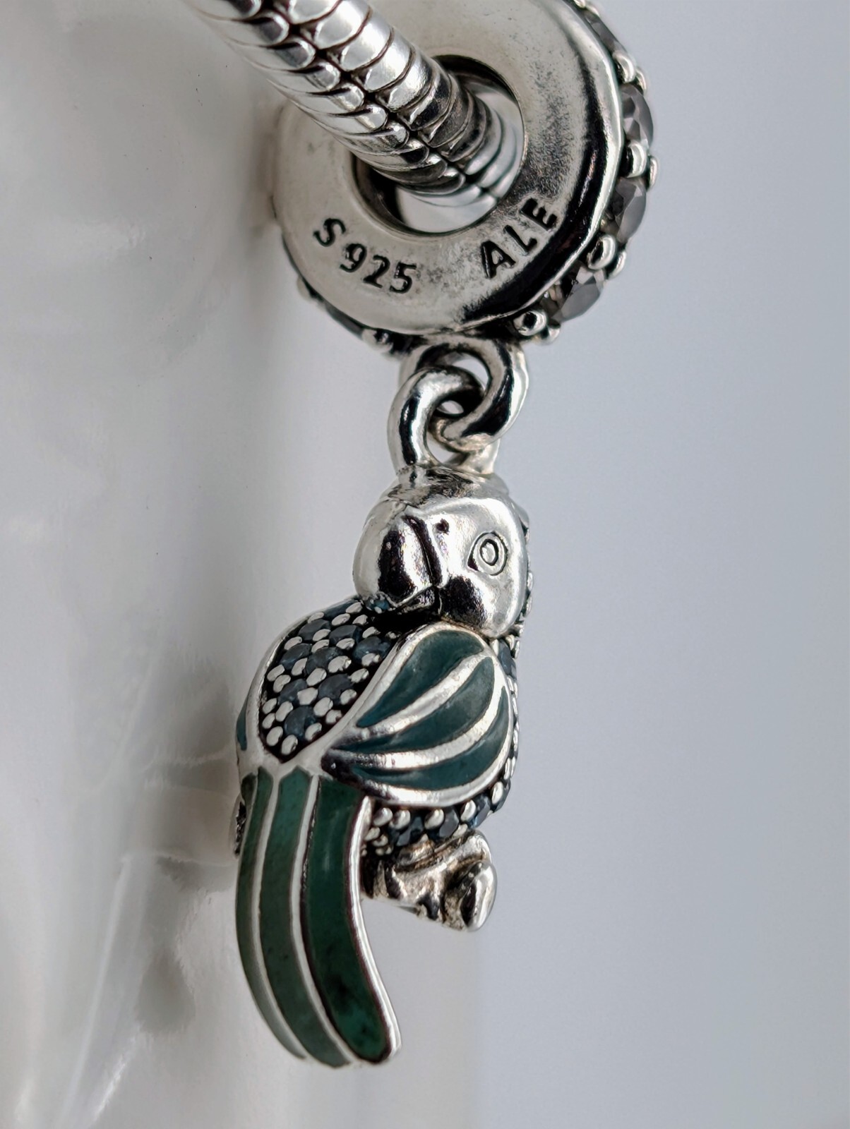 Pandora Papagai Charm Armband 925 ALE für Pandora Armbänder