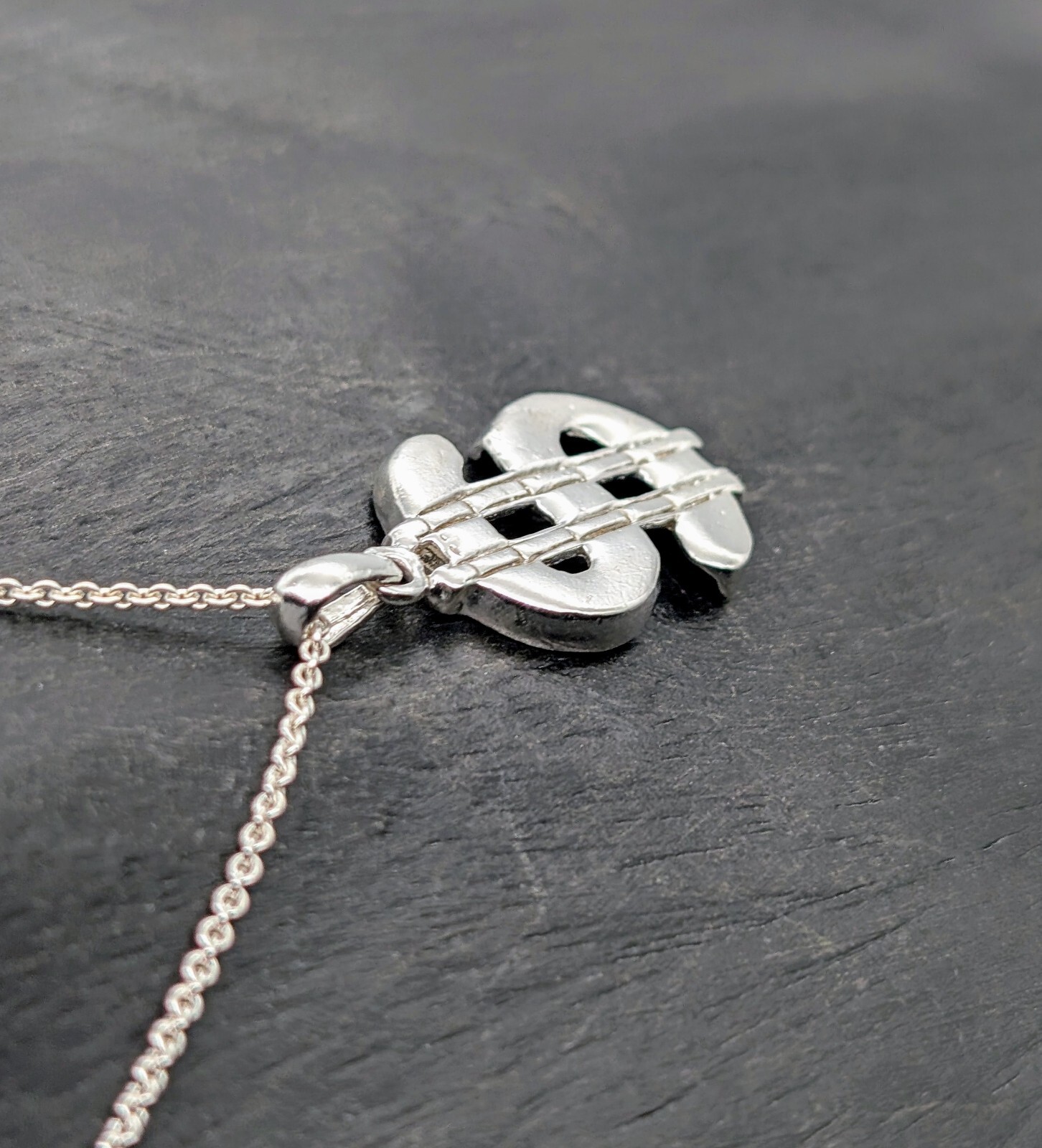 Anhänger Dollar 925 Sterling Silber Anhänger für Halsketten 3,60Gr