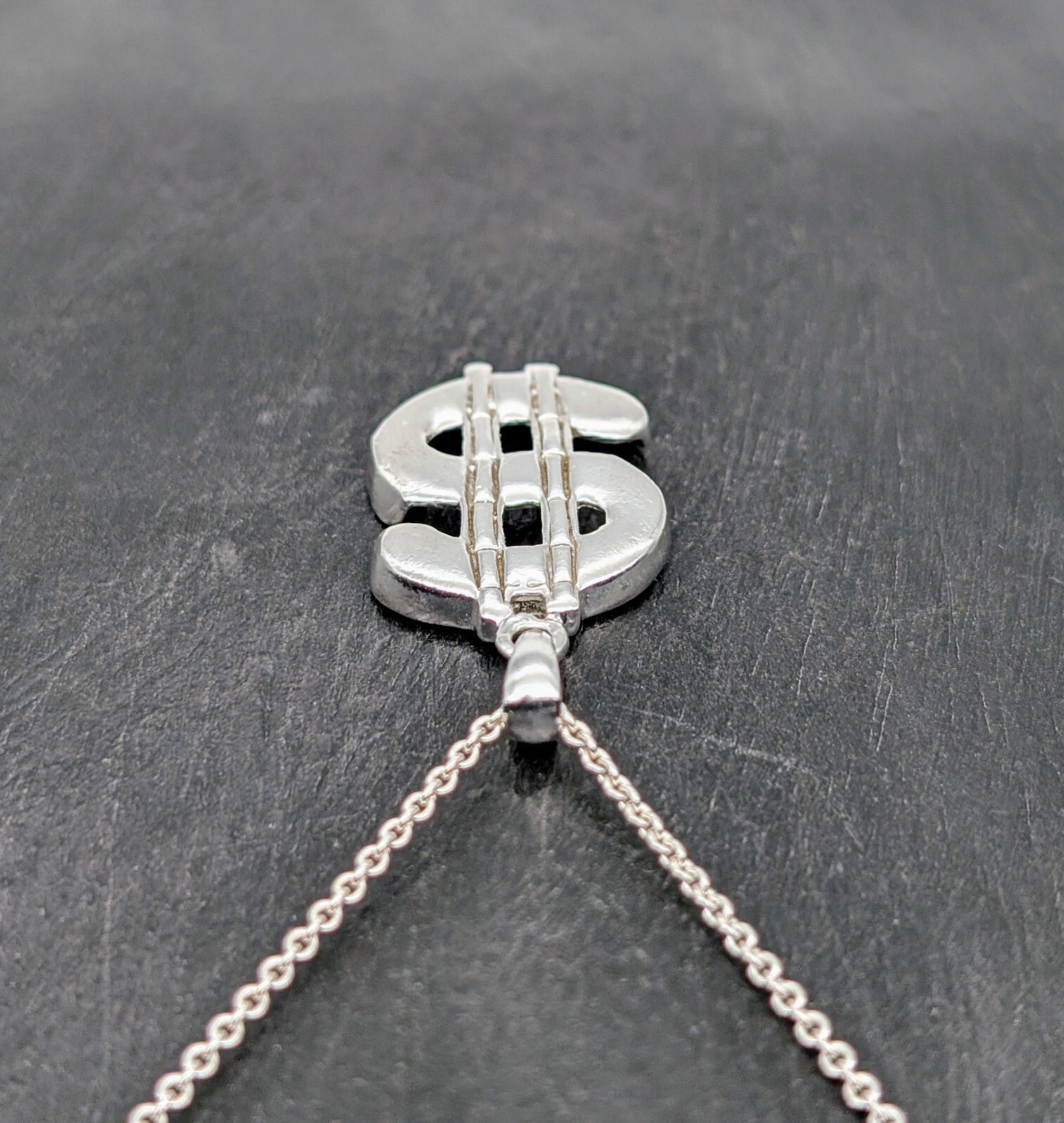 Anhänger Dollar 925 Sterling Silber Anhänger für Halsketten 3,60Gr