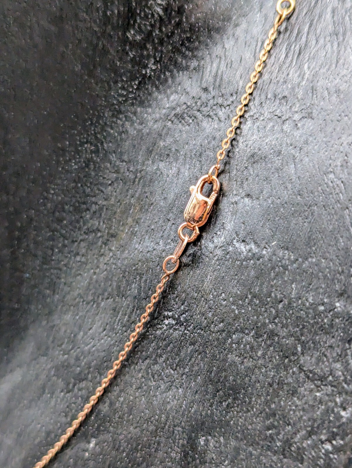 Collier Halskette Gliederkette 925 Sterling Silber Rose Kette 43,50cm 2,30Gr.