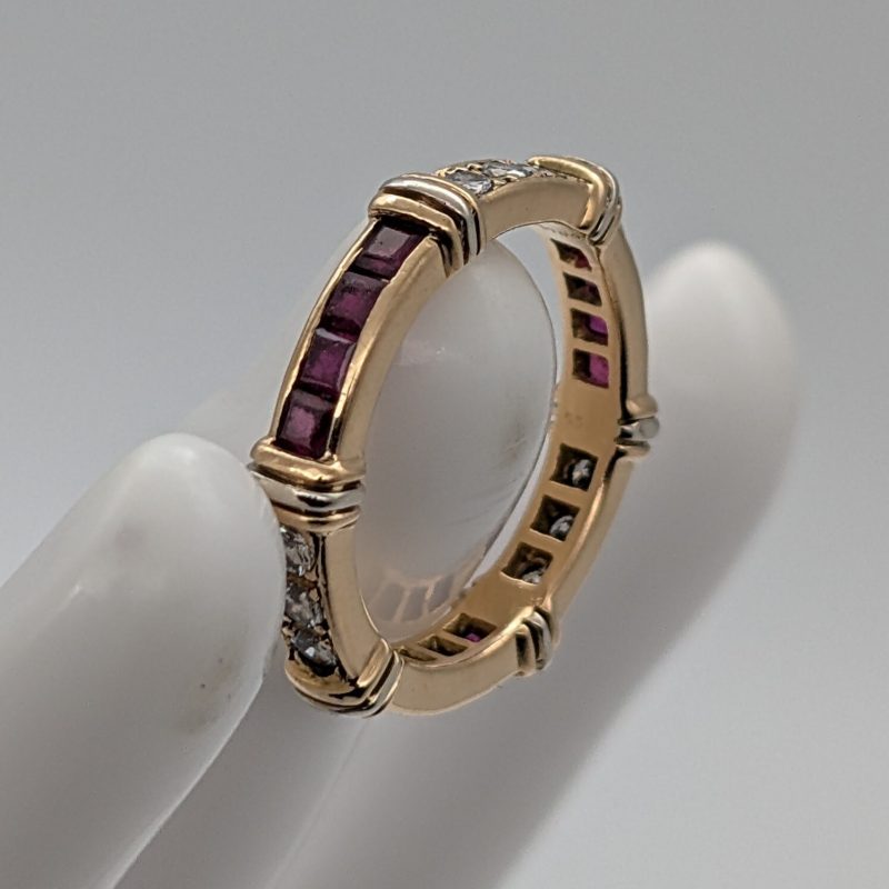 Cartier Contessa Diamant Eternity Band Gold Ring 750/18K 4,60Gr. Gr.53 #858