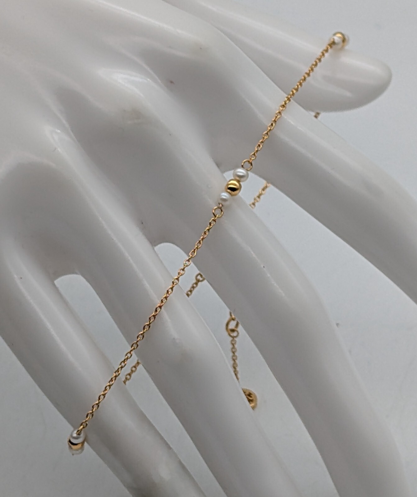 Spirit Icons - Belle Armband mit Diamanten 585/14K Gelbgold 23cm 2,40Gr. #1020