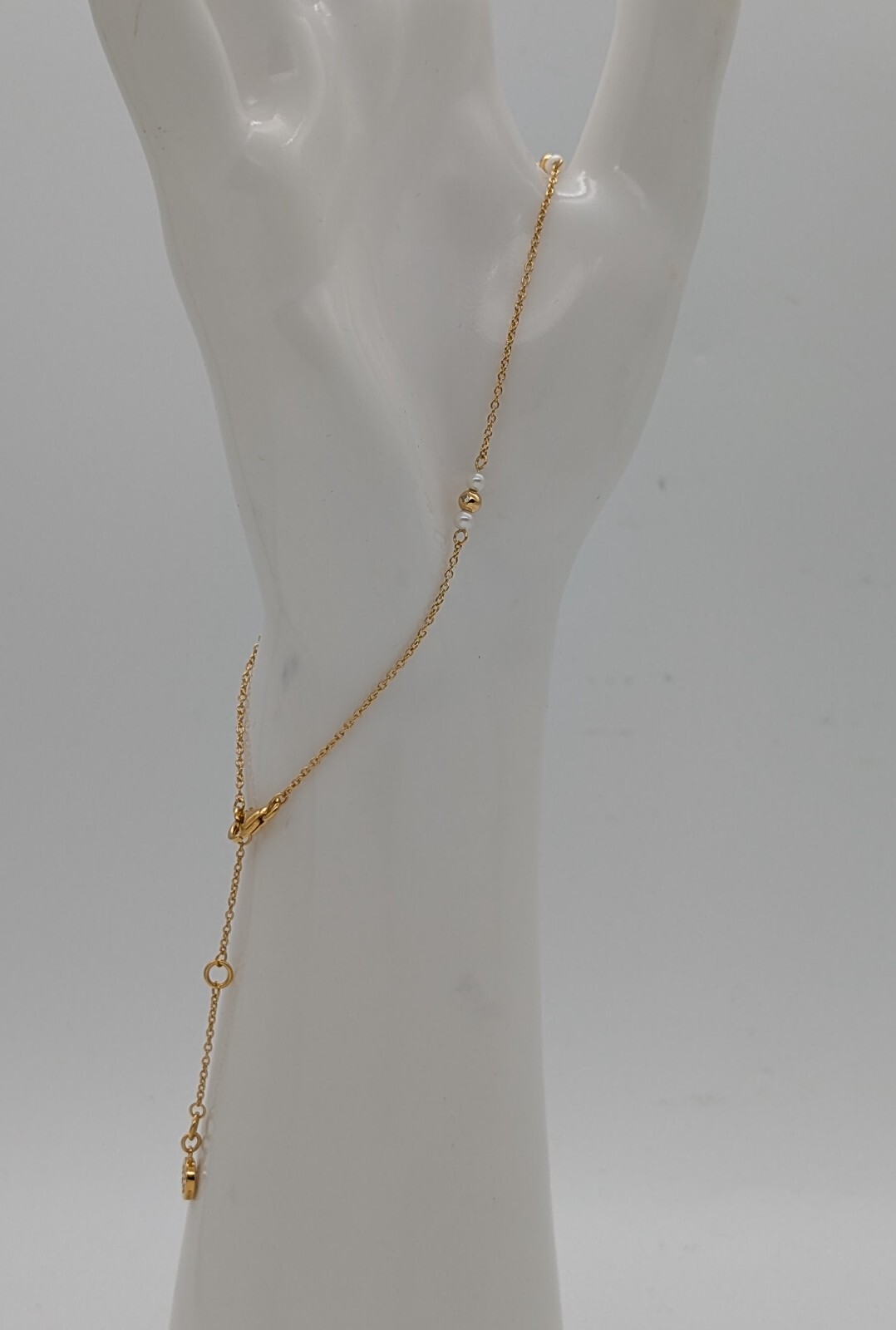 Spirit Icons - Belle Armband mit Diamanten 585/14K Gelbgold 23cm 2,40Gr. #1020
