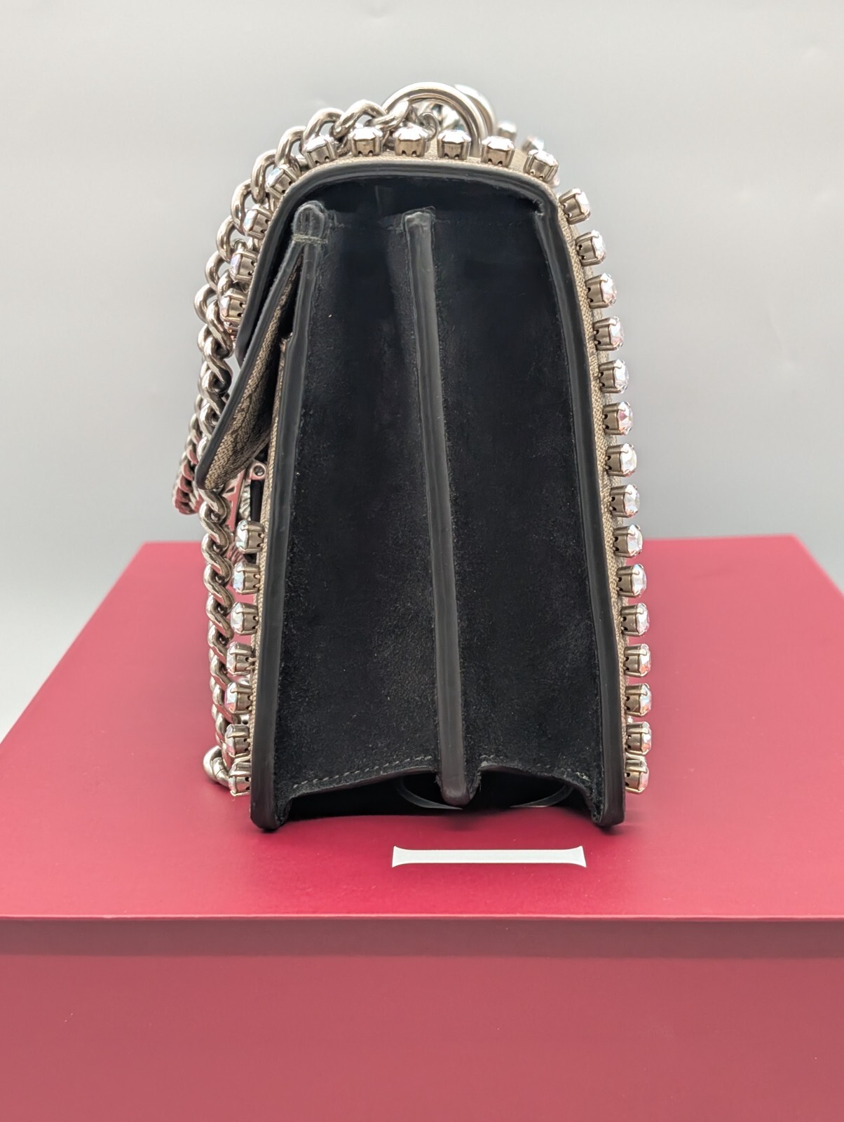Gucci Dionysus GG Supreme Small Crystal Umhängetasche Schultertasche #784