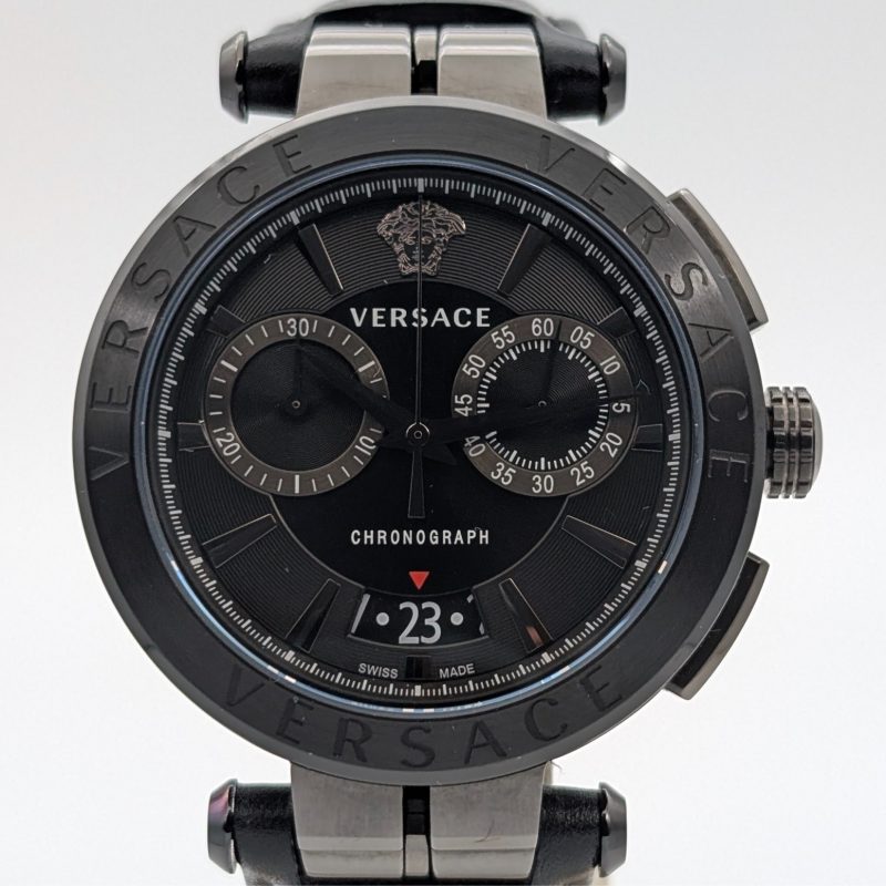 Versace V-Racer Aion Chronograph Ref. VBR030017 –Ø45mm Herrenuhr Full Set #3106
