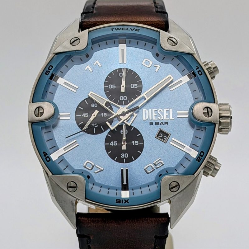 Diesel Spiked DZ-4606 – Ø49mm Herrenuhr Chronograph Quarz #3126