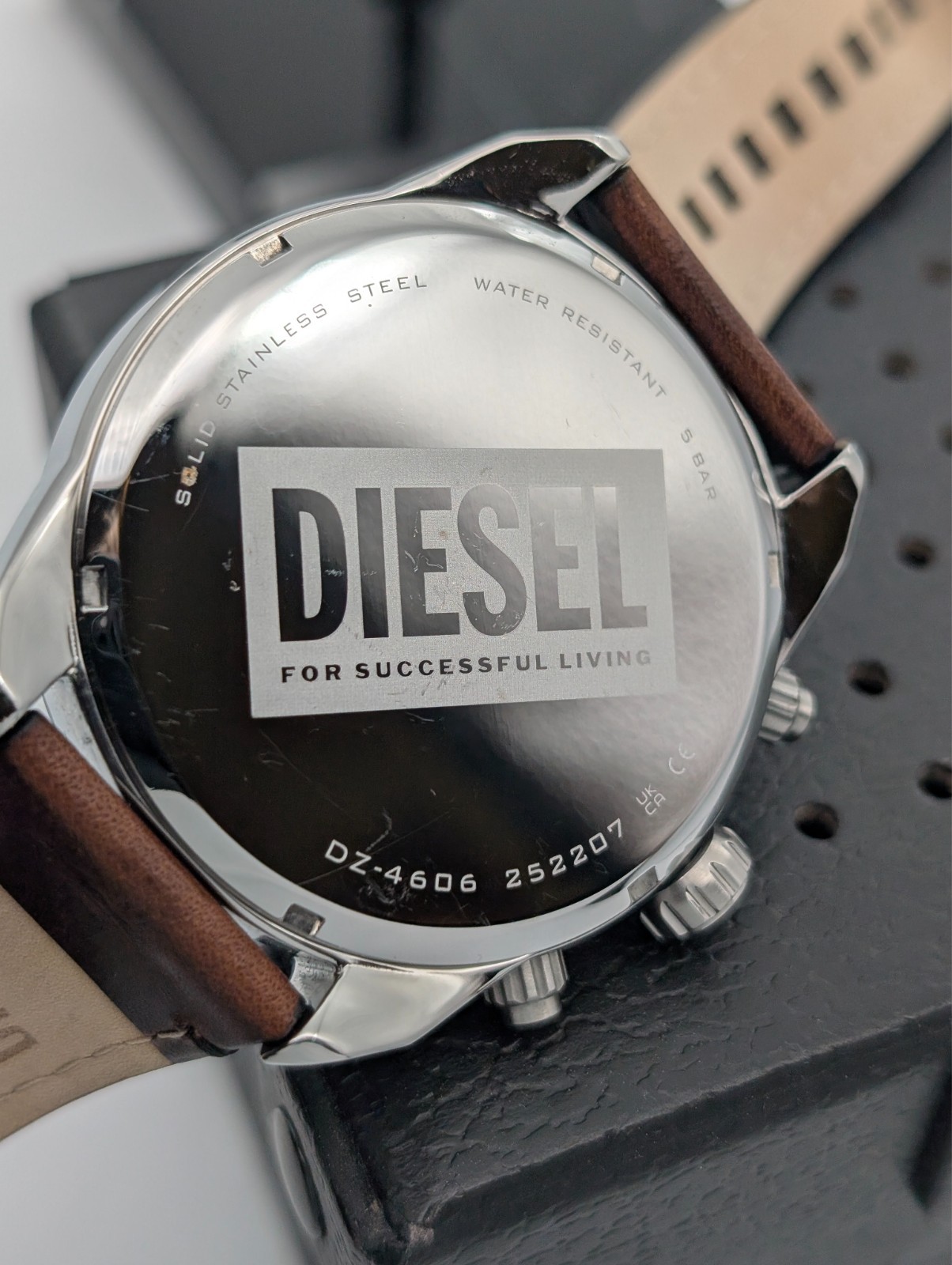 Diesel Spiked DZ-4606 – Ø49mm Herrenuhr Chronograph Quarz #3126