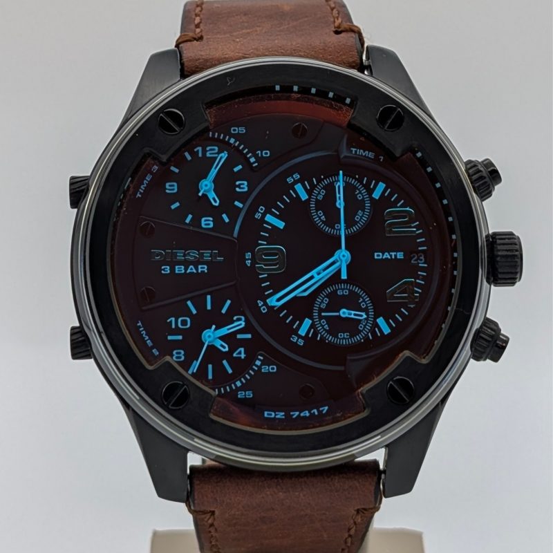 Diesel DZ-7417 Boltdown Armbanduhr – Ø56mm Herrenuhr Chronograph Quarz #3127