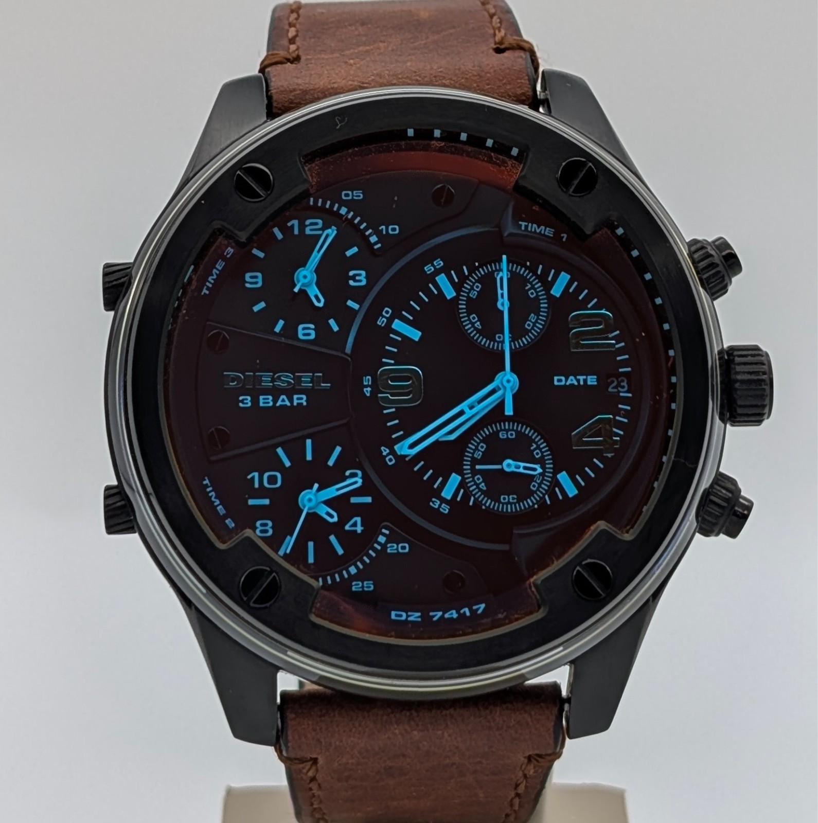 Diesel DZ-7417 Boltdown Armbanduhr – Ø56mm Herrenuhr Chronograph Quarz #3127