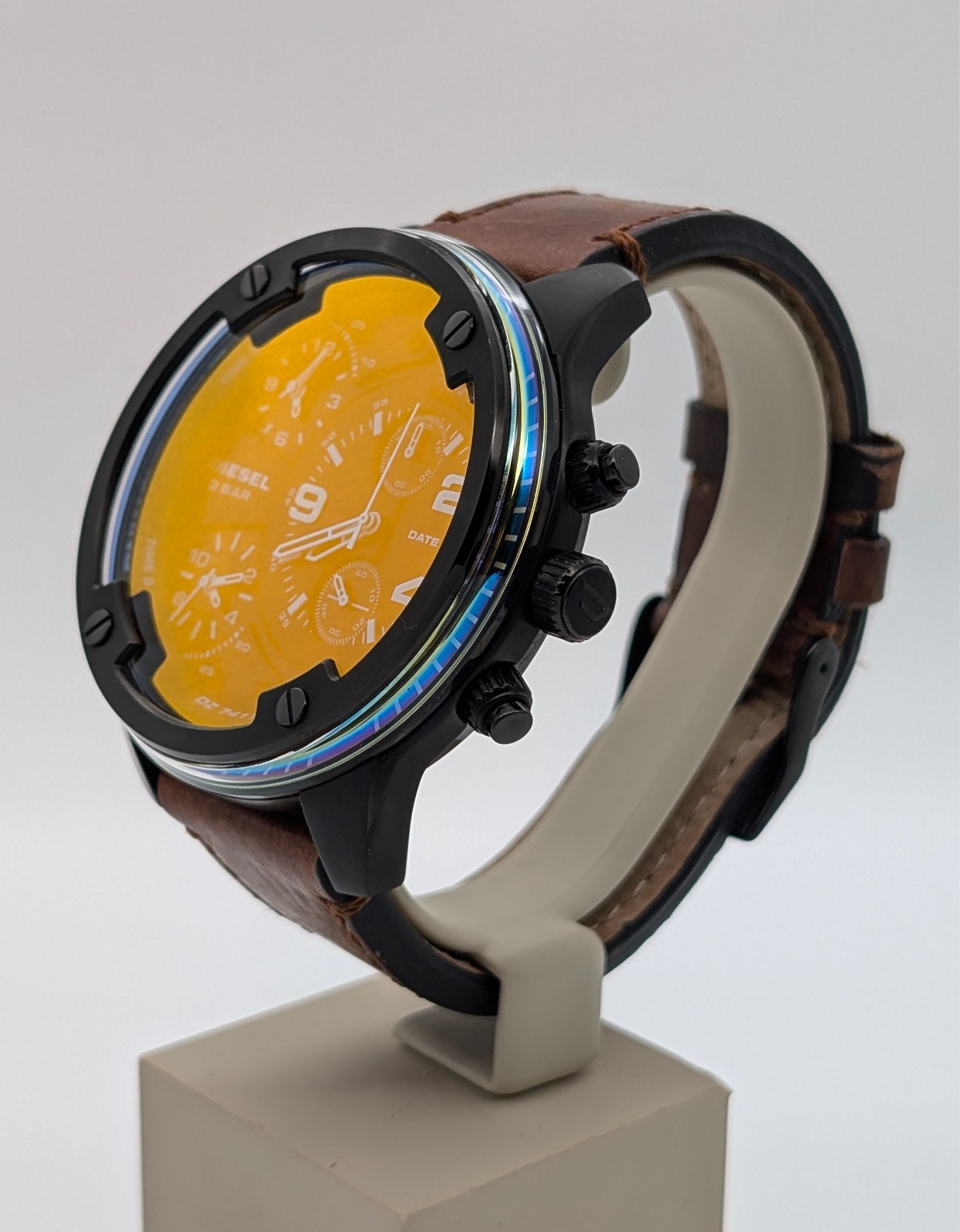 Diesel DZ-7417 Boltdown Armbanduhr – Ø56mm Herrenuhr Chronograph Quarz #3127