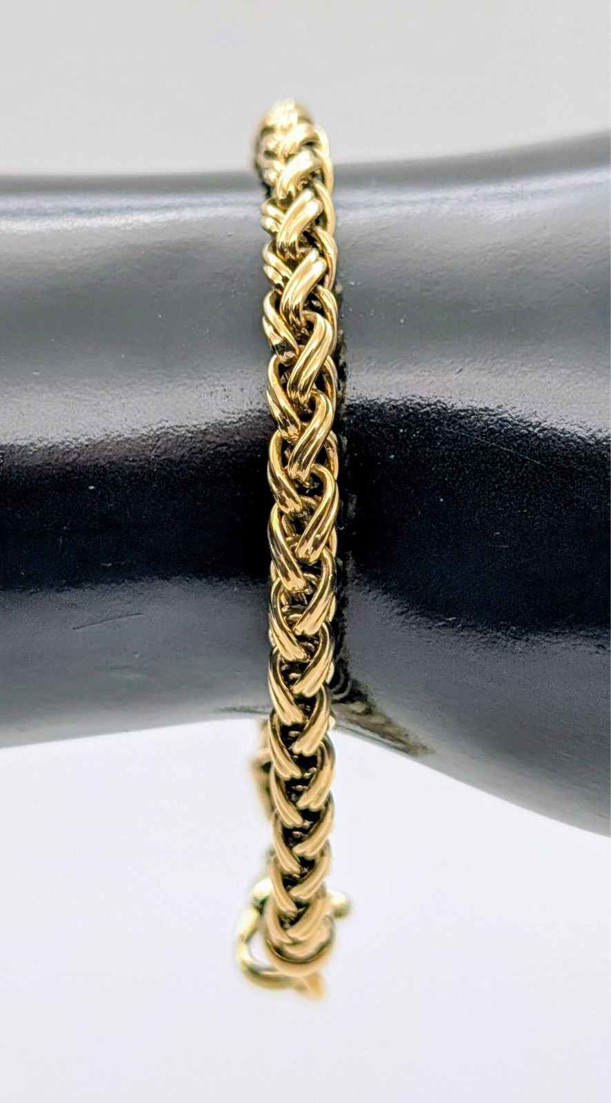 Königsmuster / Byzantiner Armband 585/14K Gelbgold 25,90g – 20cm – 4,40mm #3141