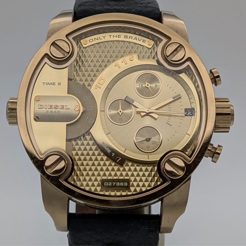 Diesel DZ-7363 Daddies Armbanduhr – Ø51mm Herrenuhr Chronograph Quarz #3128