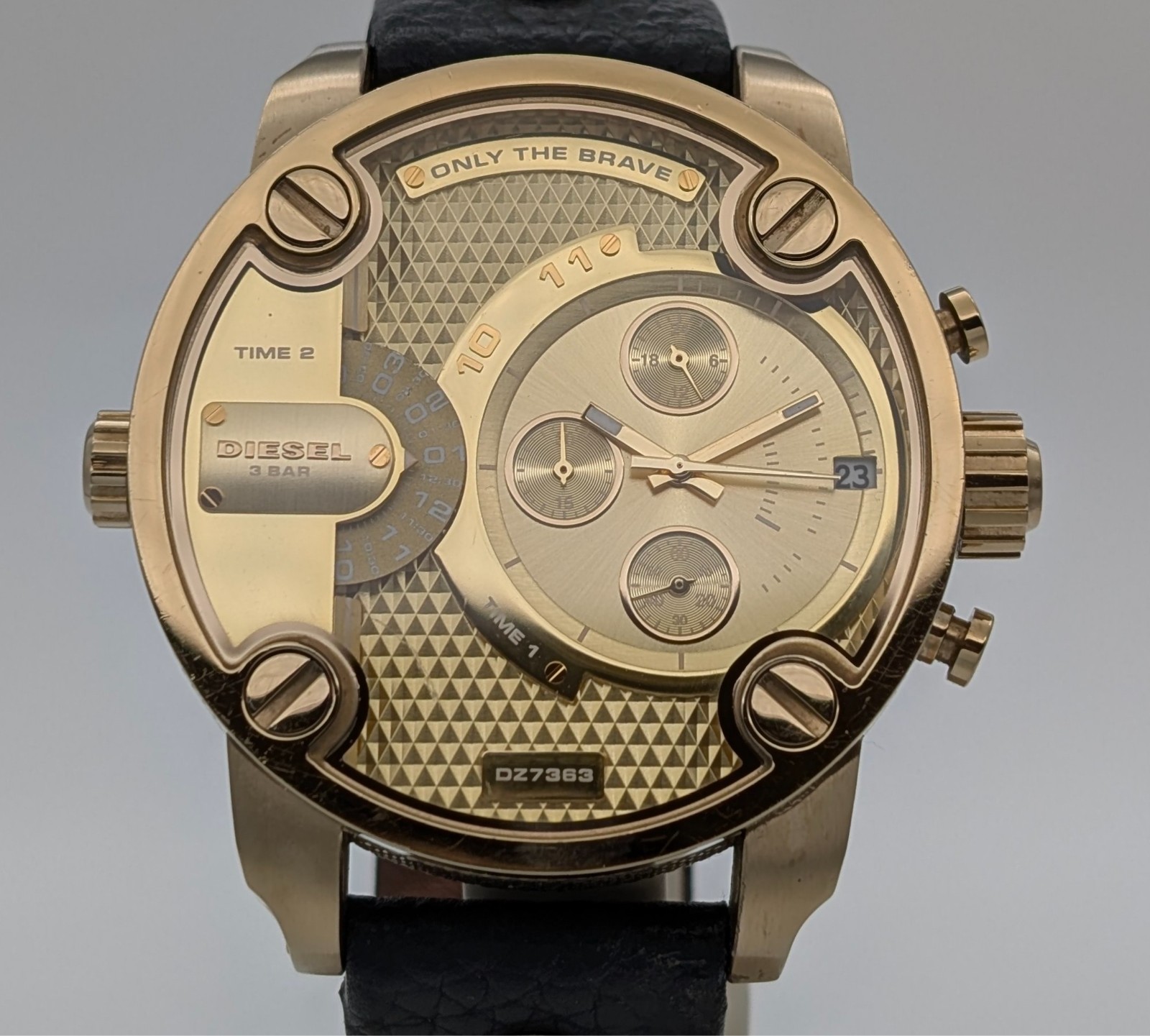 Diesel DZ-7363 Daddies Armbanduhr – Ø51mm Herrenuhr Chronograph Quarz #3128