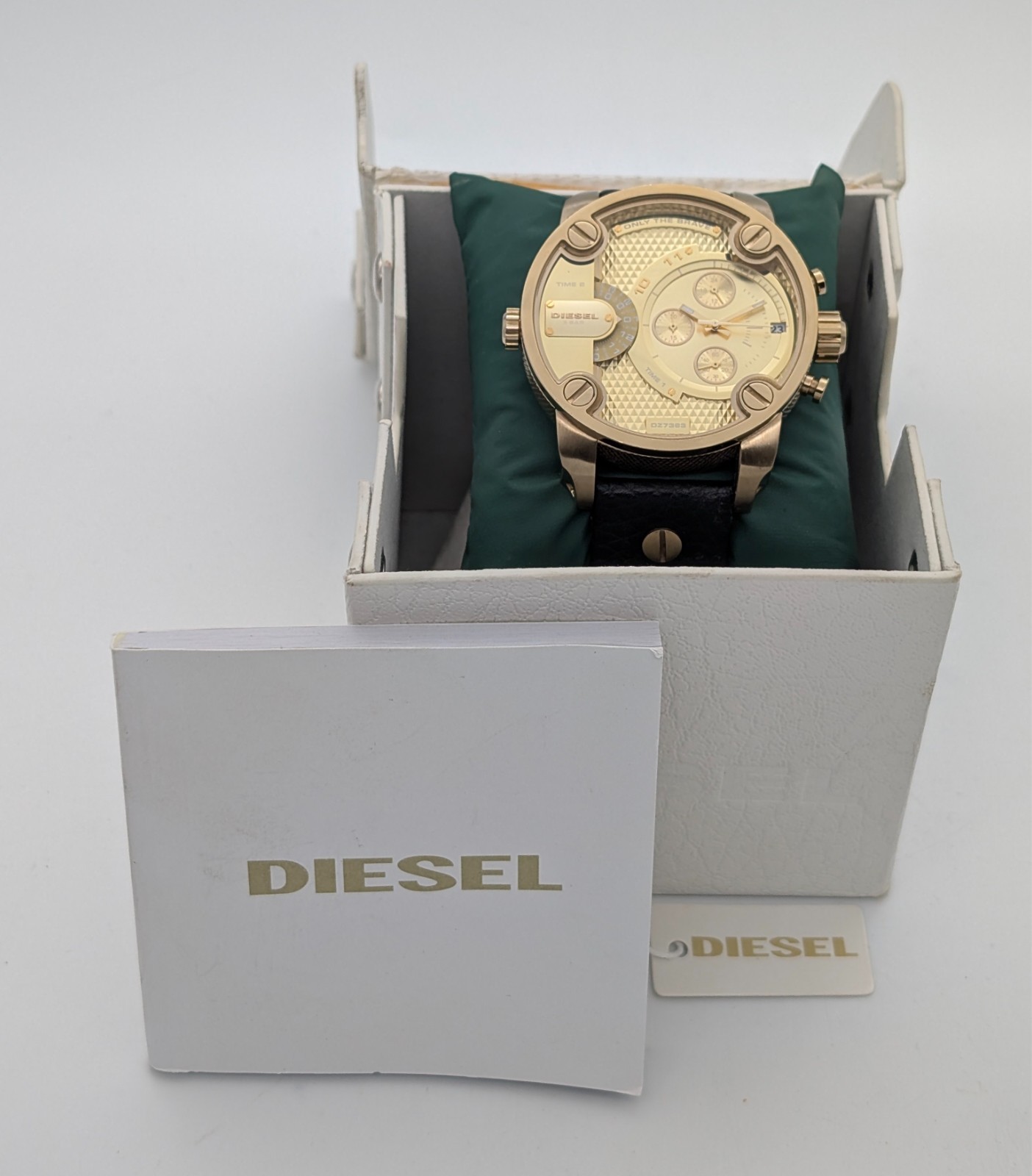Diesel DZ-7363 Daddies Armbanduhr – Ø51mm Herrenuhr Chronograph Quarz #3128