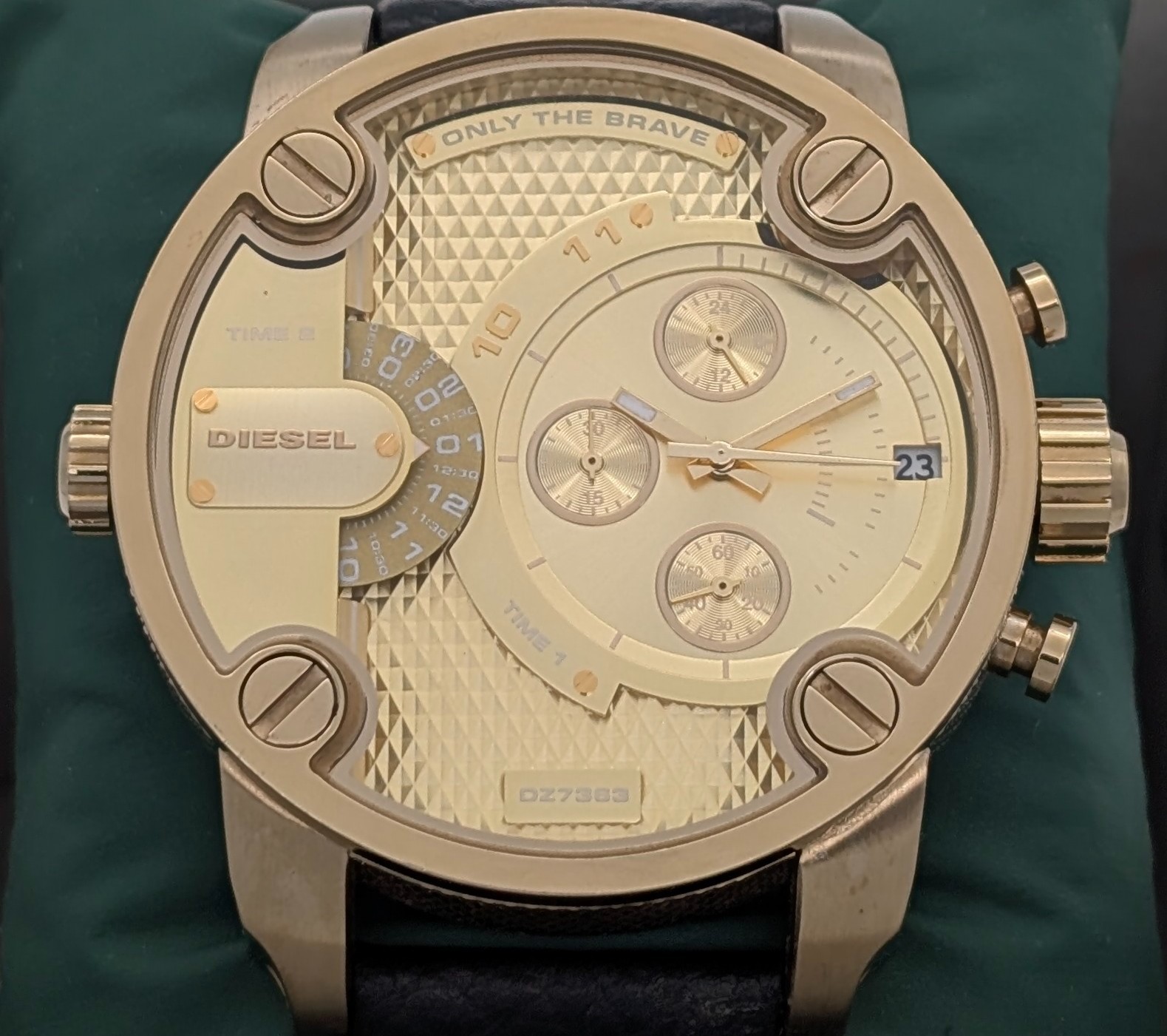 Diesel DZ-7363 Daddies Armbanduhr – Ø51mm Herrenuhr Chronograph Quarz #3128