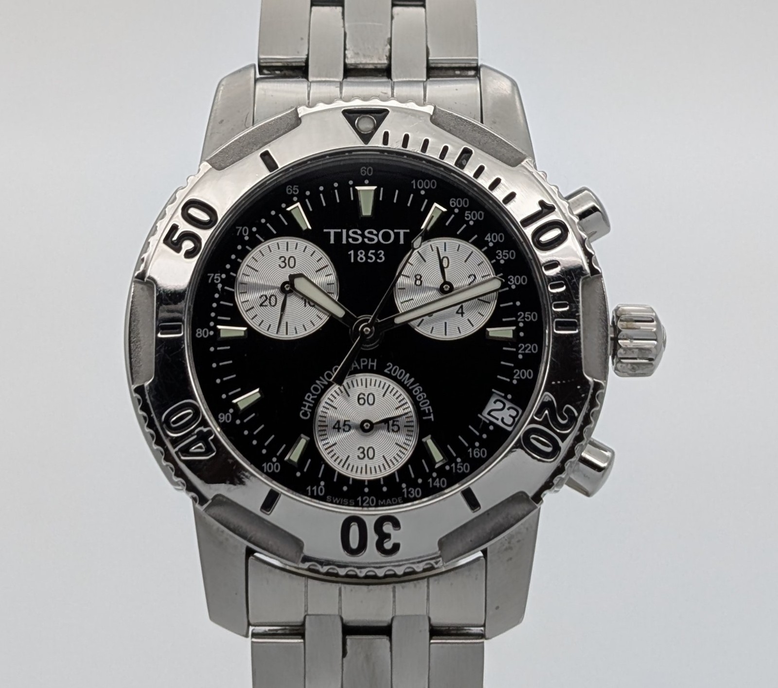 Tissot PRS 200 T362/462 Chronograph Quartz Black/Silver – Ø40mm Herrenuhr #3129