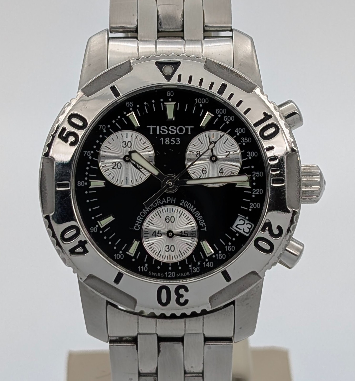Tissot PRS 200 T362/462 Chronograph Quartz Black/Silver – Ø40mm Herrenuhr #3129