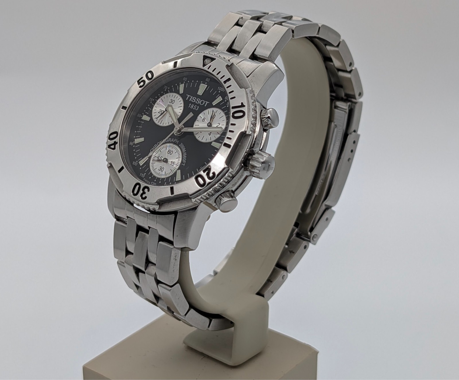 Tissot PRS 200 T362/462 Chronograph Quartz Black/Silver – Ø40mm Herrenuhr #3129