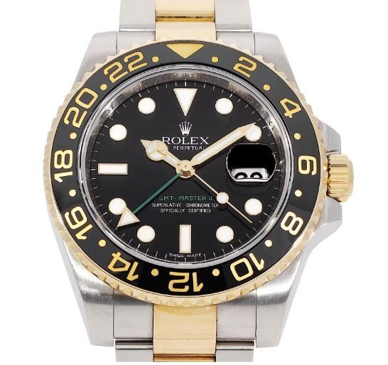 Rolex GMT-Master II 116713LN Keramik Stahl-Gold Ø40mm | 2009 Fullset #3106