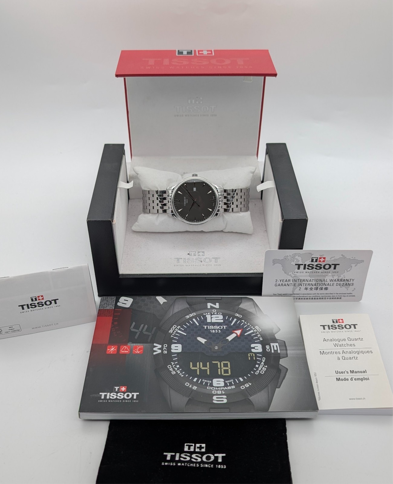 Tissot Tradition Herren Quarz T063610A Black/Silver – Ø42mm Herrenuhr #3130