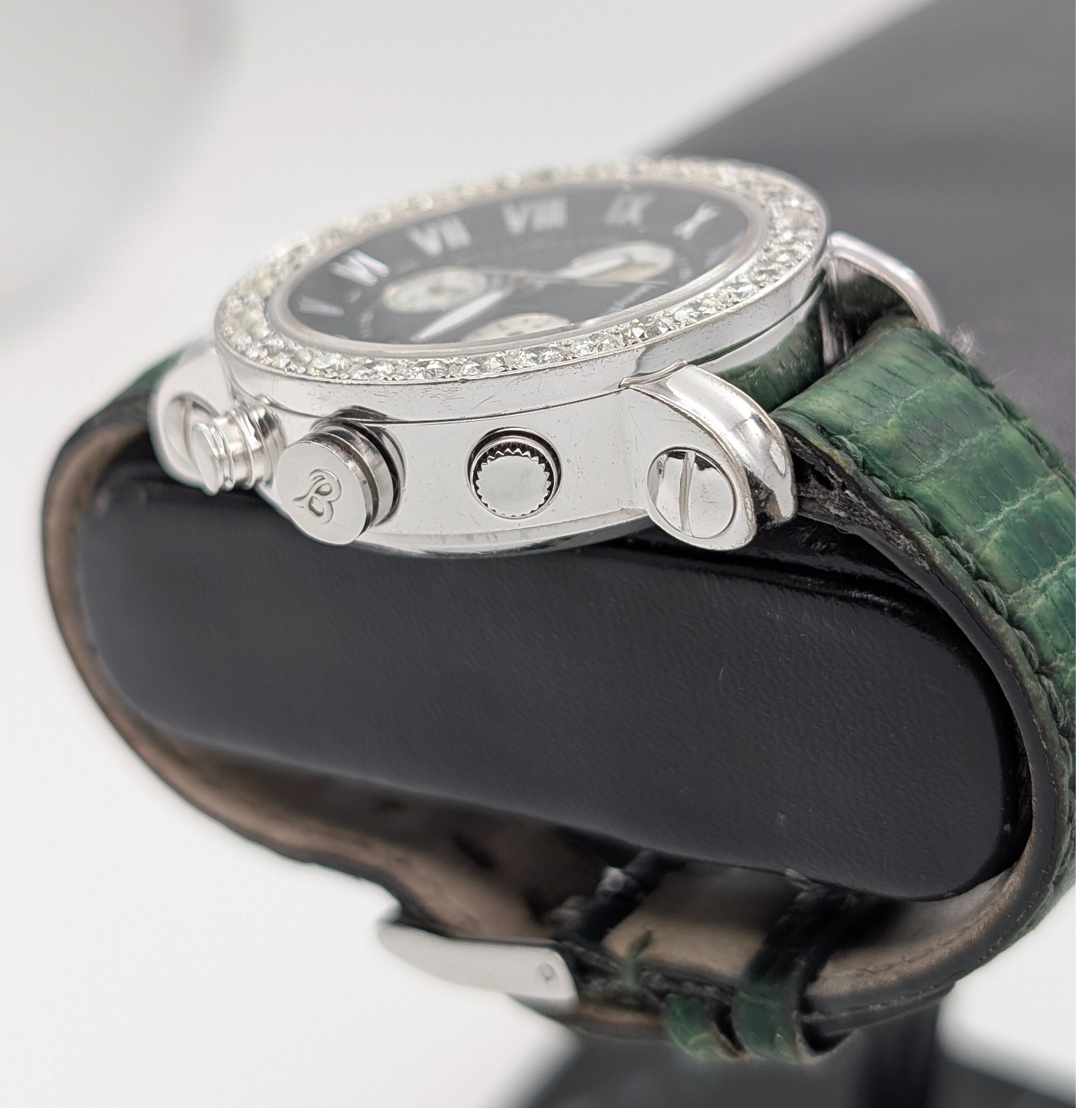 Benny & Co. Ice 2,5ct Chronograph Diamond Bezel Quarz Uhr Ø36mm Uhr #1267