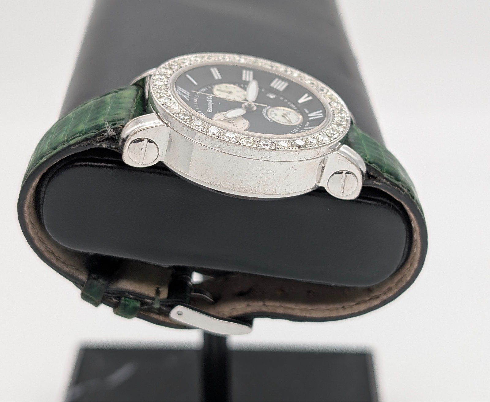 Benny & Co. Ice 2,5ct Chronograph Diamond Bezel Quarz Uhr Ø36mm Uhr #1267