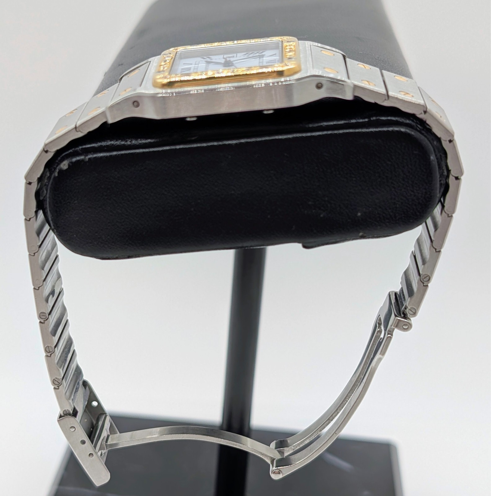 Cartier Santos Galbée 18K Diamond 2961 Uhr Ø29mm Stahl-Gold #3168