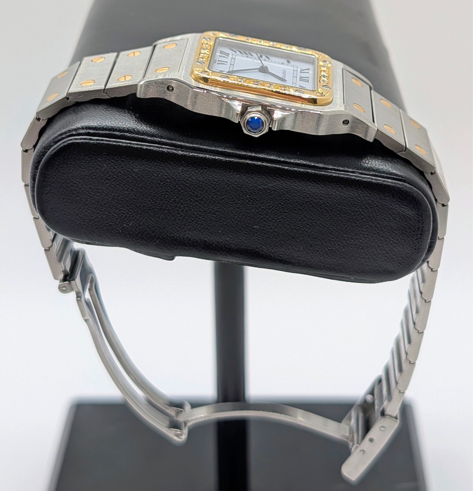 Cartier Santos Galbée 18K Diamond 2961 Uhr Ø29mm Stahl-Gold #3168