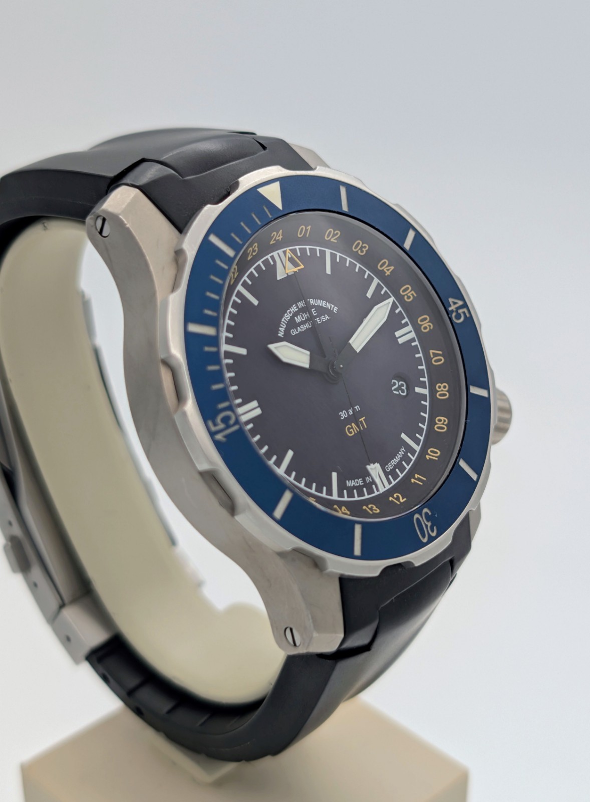 Mühle Glashütte Seebataillon GMT Ref: M1-28-62-KB | 45mm Blue/Dial #2021