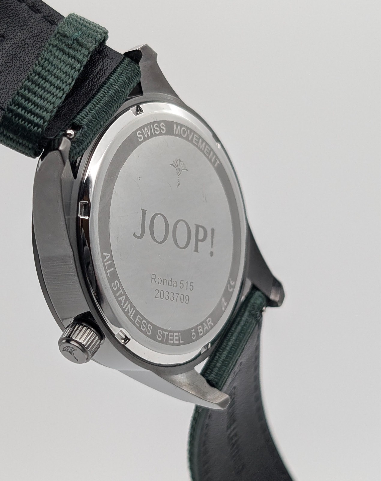 Joop 2033709 Armbanduhr – Ø45mm Quarz Stoffarmband Grün #3134