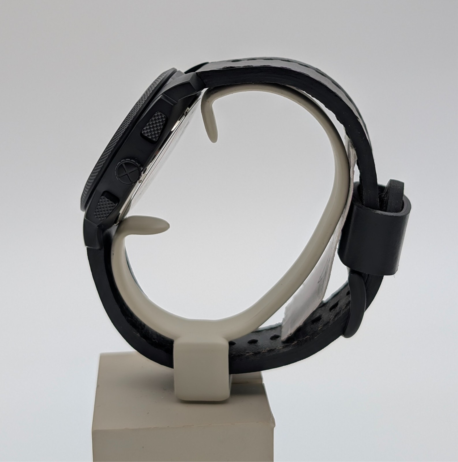 Fossil FS5586 Machine Armbanduhr – Ø42mm Quarz Lederarmband Schwarz #3139