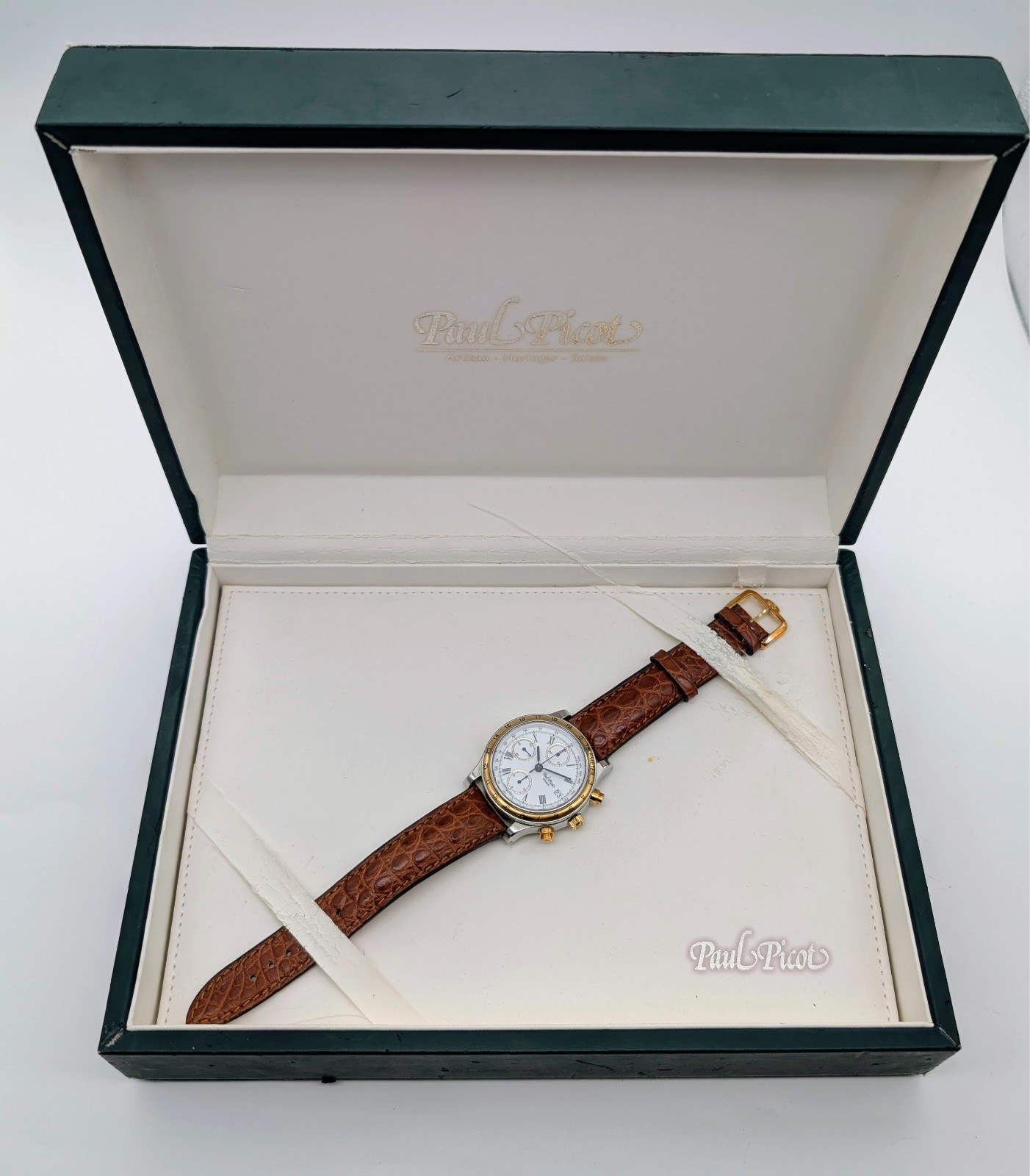 Paul Picot Depose Telemeter Chronograph Ref. 213-400-5006 Ø39mm Uhr #3121