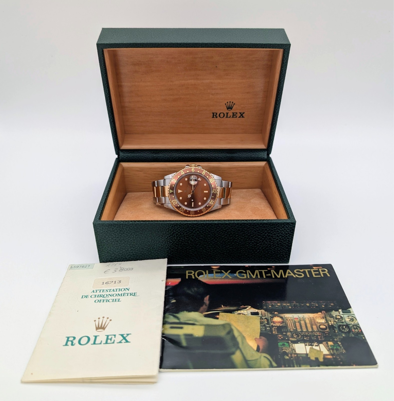 Rolex GMT-Master Ref.16713 Rootbeer Ø40mm | 1990 Full Set #3211