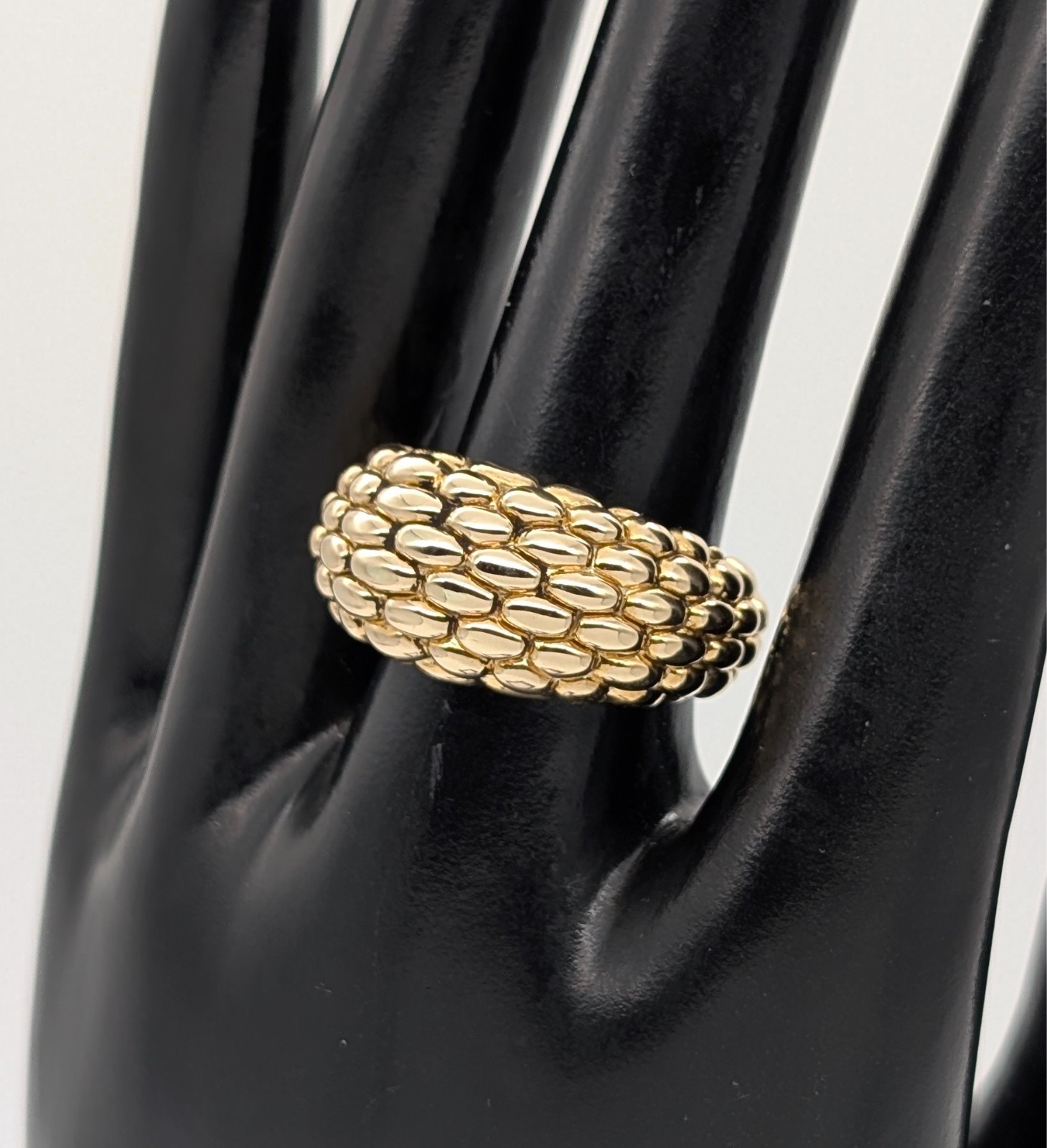 FOPE Vintage Designer Ring 750/18K – 6,50g – (Gr. 56) Damenring #3222