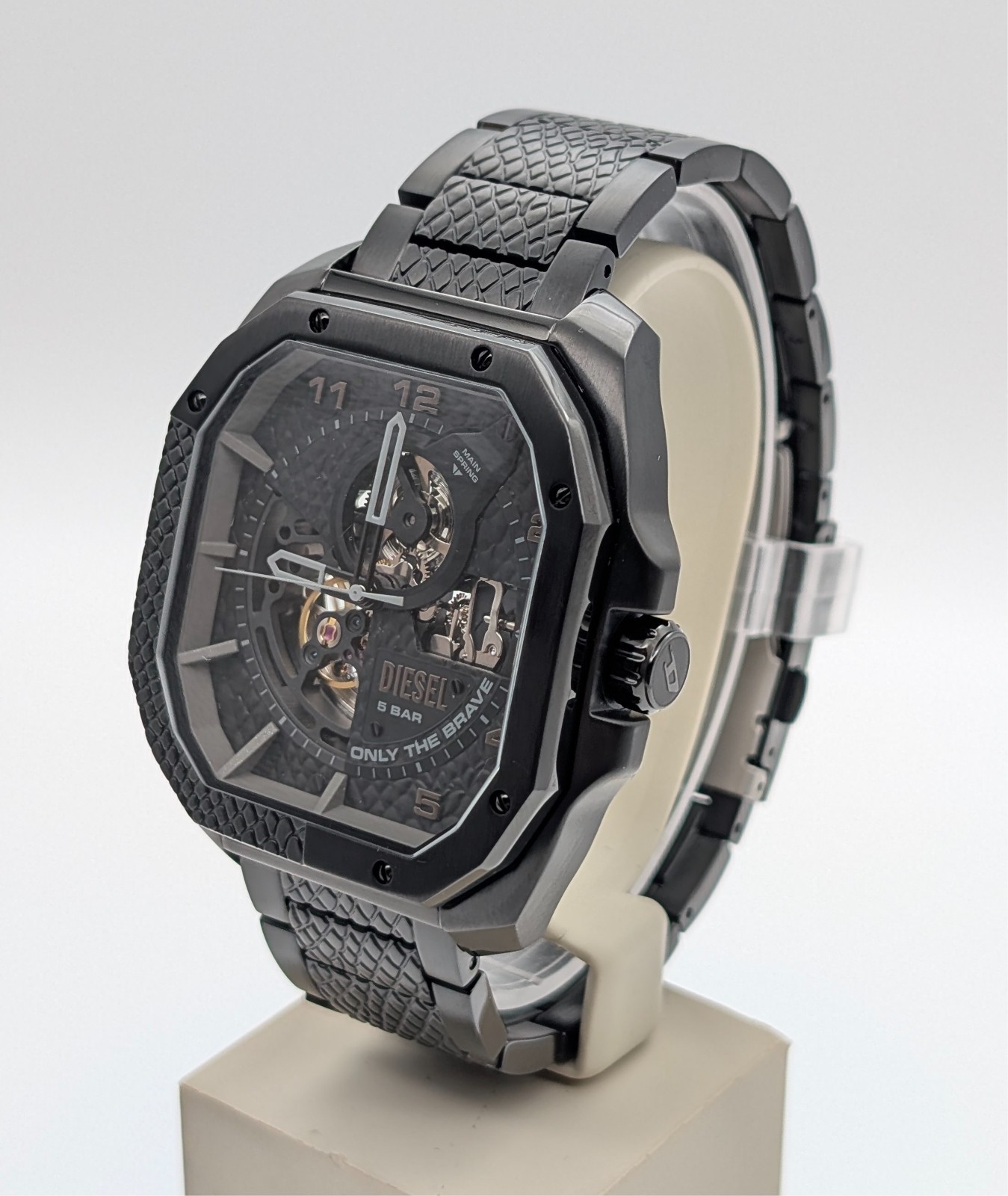 DIESEL Flayed DZ-7472 World Spinning Armbanduhr – Ø47mm Schwarz #3140