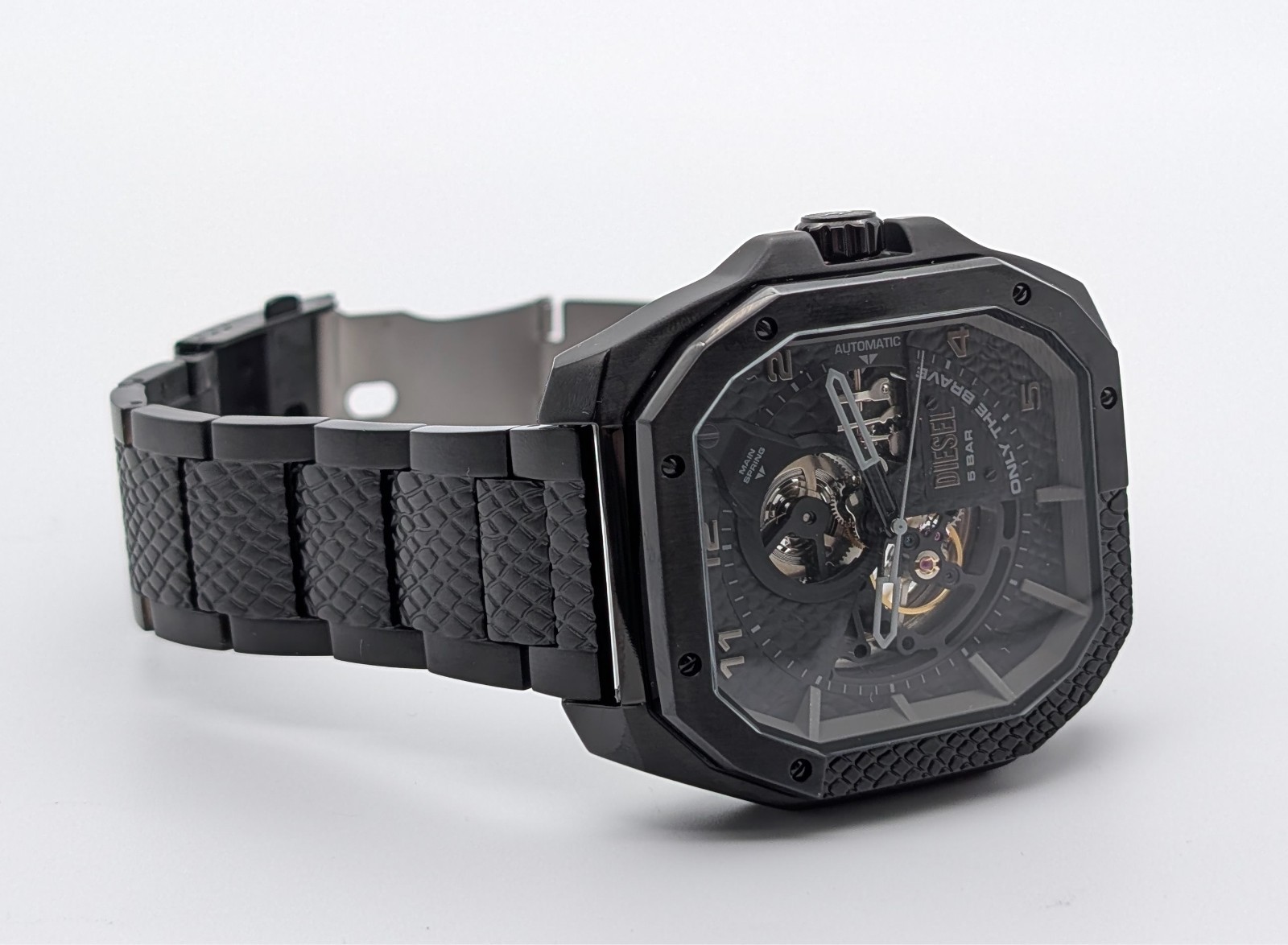 DIESEL Flayed DZ-7472 World Spinning Armbanduhr – Ø47mm Schwarz #3140