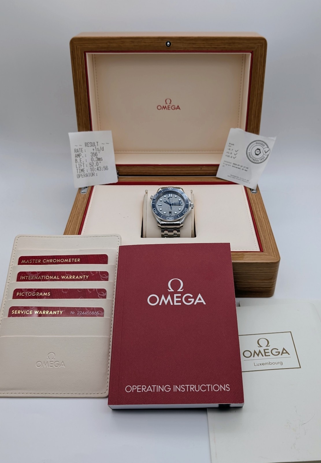 Omega Seamaster Diver 300m Ref.21030422006001 Master Ø42mm Uhr Full Set #3189