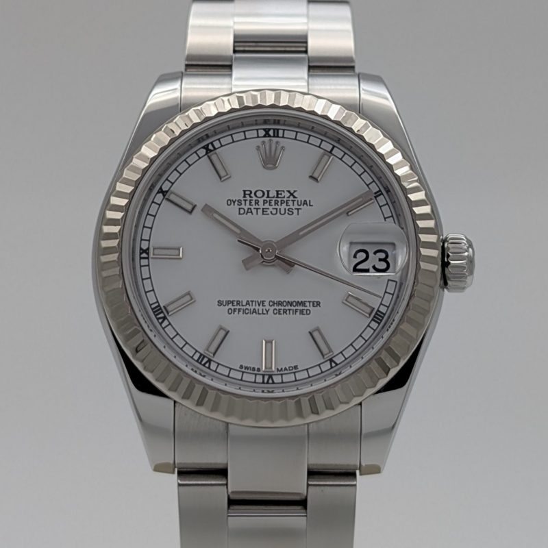 Rolex Datejust 31 Ref.178274 White Dial Ø31mm Uhr Fullset #3219