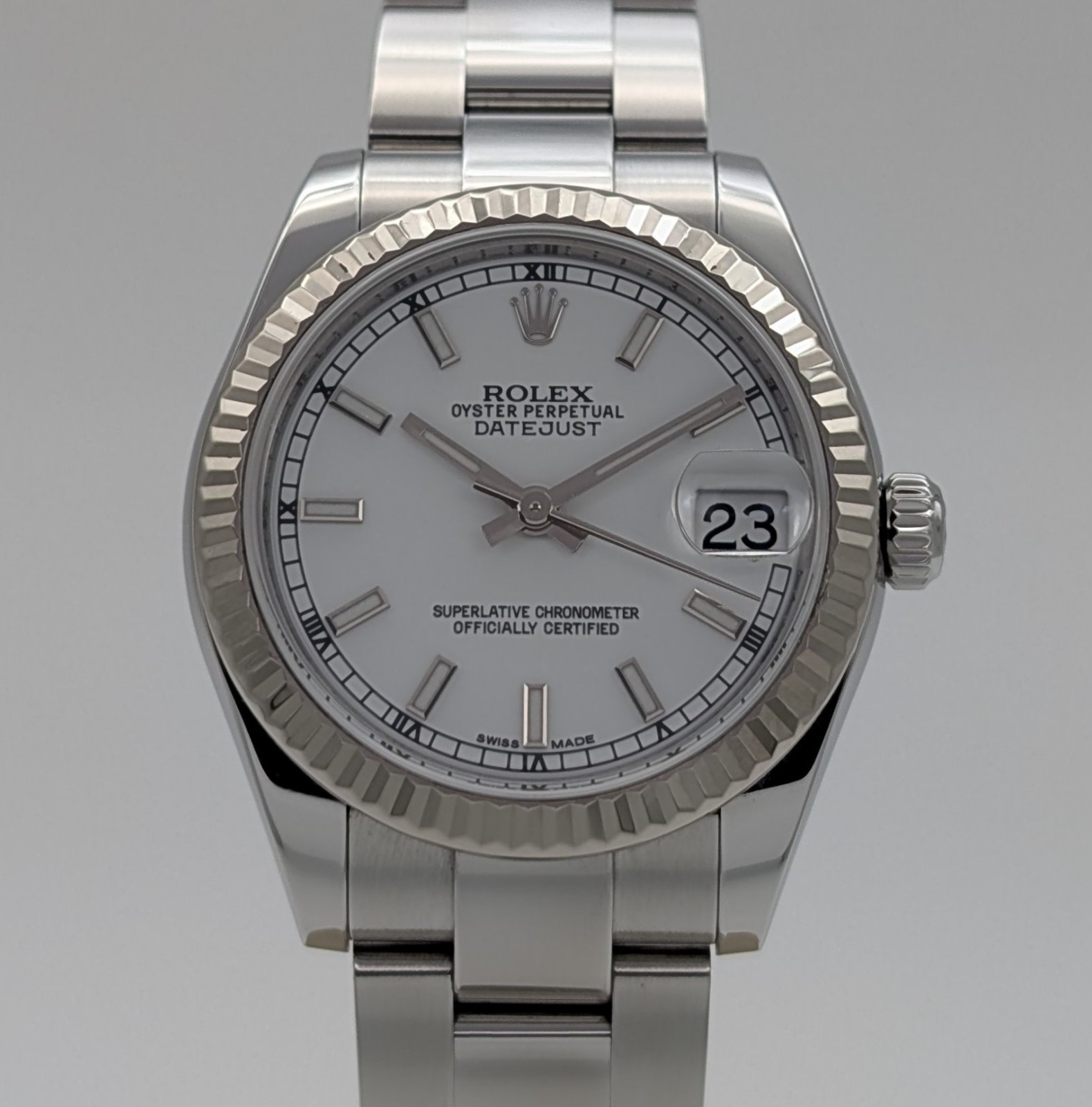 Rolex Datejust 31 Ref.178274 White Dial Ø31mm Uhr Fullset #3219